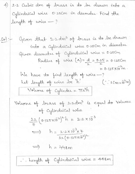 RD Sharma Class 10 Solutions Surface areas and Volumes Ex 16.1 Q4