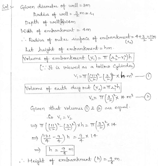 RD Sharma Class 10 Solutions Surface areas and Volumes Ex 16.1 Q42