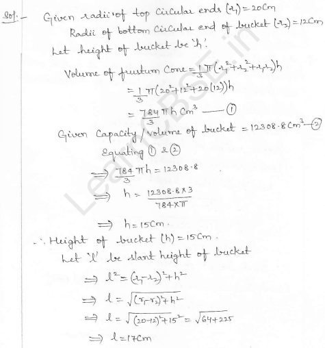 RD Sharma Class 10 Solutions Surface areas and Volumes Ex 16.3 Q12_i