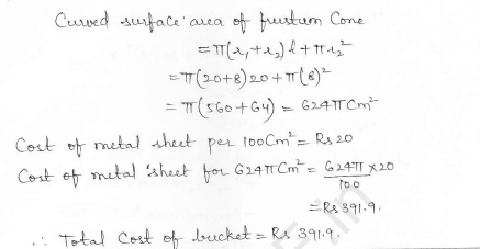 RD Sharma Class 10 Solutions Surface areas and Volumes Ex 16.3 Q15_i