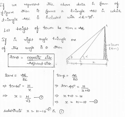 RD-Sharma-class 10-maths-Solutions-chapter 12 - Applications of Trigonometry -Exercise 12.1 -Question-11_1