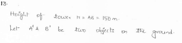 RD-Sharma-class 10-maths-Solutions-chapter 12 - Applications of Trigonometry -Exercise 12.1 -Question-13
