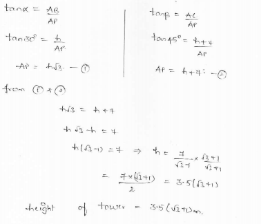 RD-Sharma-class 10-maths-Solutions-chapter 12 - Applications of Trigonometry -Exercise 12.1 -Question-34_1
