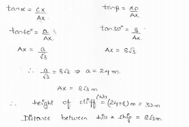 RD-Sharma-class 10-maths-Solutions-chapter 12 - Applications of Trigonometry -Exercise 12.1 -Question-42_1