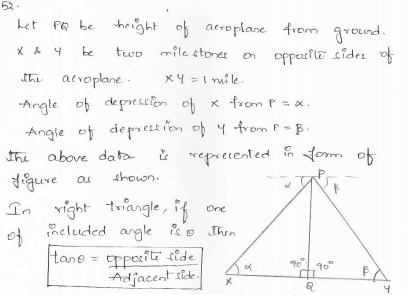 RD-Sharma-class 10-maths-Solutions-chapter 12 - Applications of Trigonometry -Exercise 12.1 -Question-52