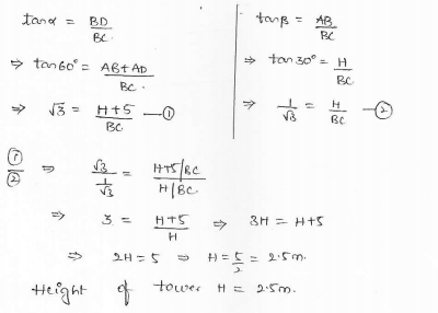 RD-Sharma-class 10-maths-Solutions-chapter 12 - Applications of Trigonometry -Exercise 12.1 -Question-9_1
