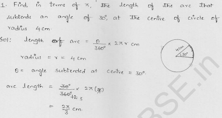 RD-Sharma-class 10-maths-Solutions-chapter 15-Areas related to Circles- Exercise 15.2-Question-1
