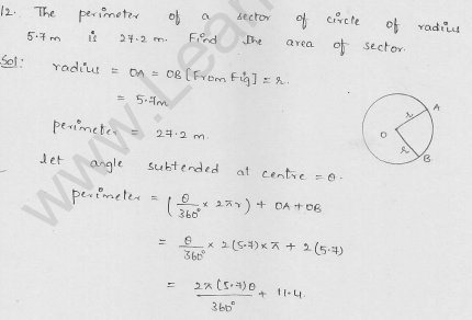 RD-Sharma-class 10-maths-Solutions-chapter 15-Areas related to Circles- Exercise 15.2-Question-12