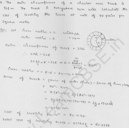 RD-Sharma-class 10-maths-Solutions-chapter 15-Areas related to Circles- Exercise 15.4-Question-3