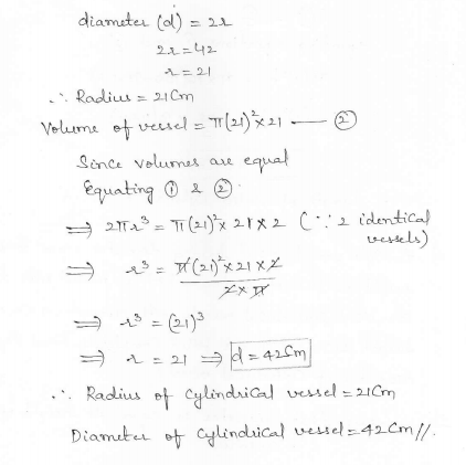 RD Sharma Class 10 Solutions Surface areas and Volumes Ex 16.1 Q6_ii