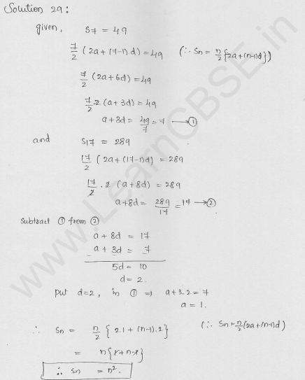 RD-Sharma-Solutions-For-Class-10th-Maths-Chapter-9-Arithmetic-Progressions-Ex-9.5- Q-29-cbselabs
