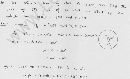 RD-Sharma-class 10-maths-Solutions-chapter 15-Areas related to Circles- Exercise 15.2-Question-16