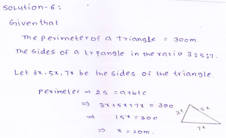 RD-Sharma-class 9-maths-Solutions-chapter 12 - Herons Formulae -Exercise 12.1 -Question-6
