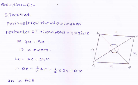 RD-Sharma-class 9-maths-Solutions-chapter 12 - Herons Formulae -Exercise 12.2 -Question-6