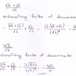 RD Sharma class 9 maths Solutions chapter 3 Rationalisation Exercise 3.2 Question 1 (vi) (vii)