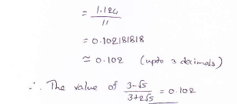 RD Sharma class 9 maths Solutions chapter 3 Rationalisation Exercise 3.2 Question 10_1