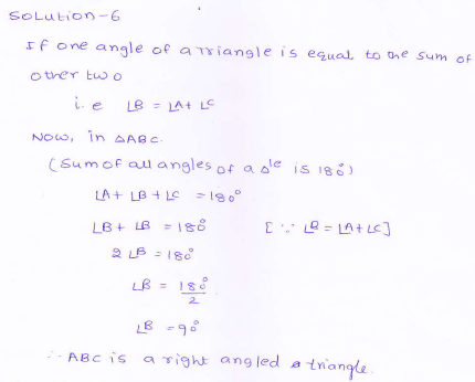 RD-Sharma-class 9-maths-Solutions-chapter 9 - Traingles and Its Angles -Exercise 9.1 -Question-6