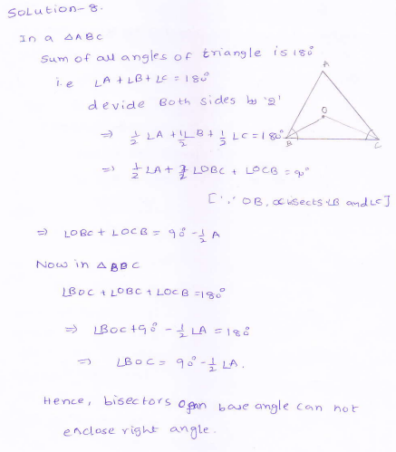 RD-Sharma-class 9-maths-Solutions-chapter 9 - Traingles and Its Angles -Exercise 9.1 -Question-8