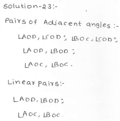 RD Sharma Class 7 Solutions 14.Lines and angles Ex-14.1 Q 23