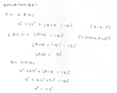 RD Sharma Class 7 Solutions 14.Lines and angles Ex-14.2 Q 26