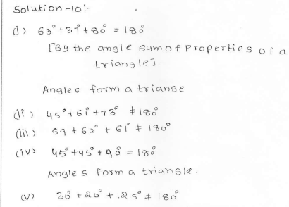 RD Sharma Class 7 Solutions 15.Properties of triangles Ex-15.2 Q 10