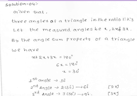 RD Sharma Class 7 Solutions 15.Properties of triangles Ex-15.2 Q 4