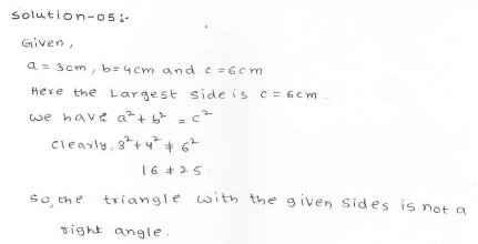 RD Sharma Class 7 Solutions 15.Properties of triangles Ex-15.5 Q 5