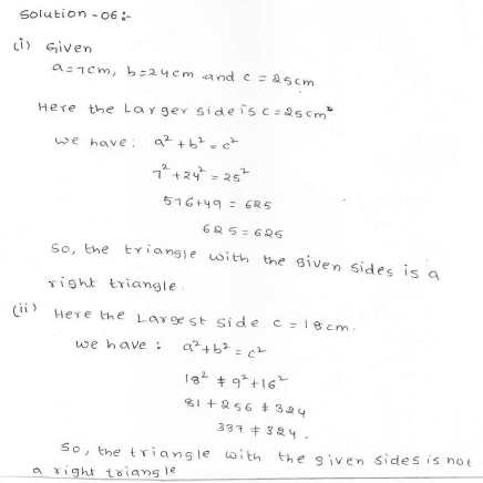 RD Sharma Class 7 Solutions 15.Properties of triangles Ex-15.5 Q 6
