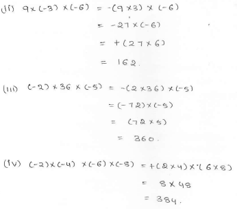 RD Sharma class 7 solutions 1.Integers Ex-1.1 Q 2 ii
