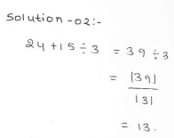 RD Sharma class 7 solutions 1.Integers Ex-1.3 Q 2
