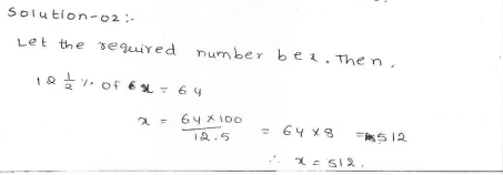 RD Sharma class 7 solutions 11.Percentage Ex-11.4 Q 2
