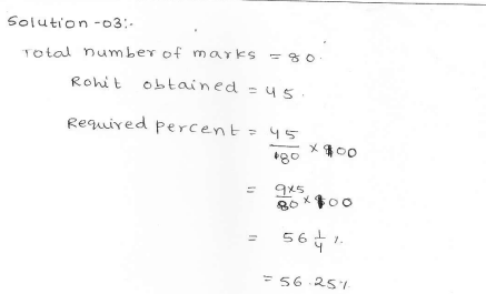 RD Sharma class 7 solutions 11.Percentage Ex-11.6 Q 3