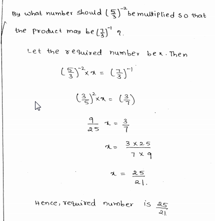 RD Sharma Class 8 Solutions Chapter 2 Powers Ex 2.2 Q 11