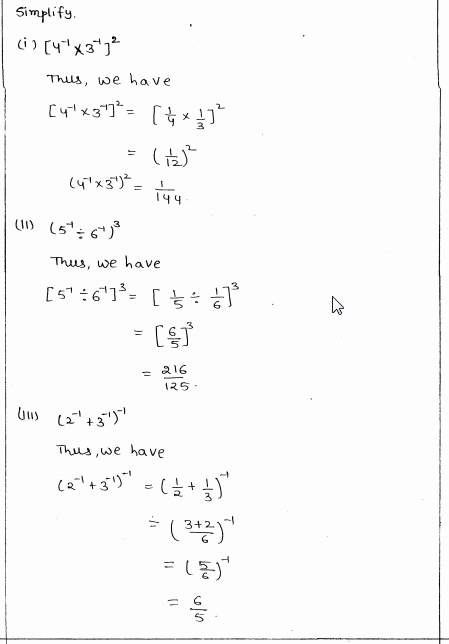 RD Sharma Class 8 Solutions Chapter 2 Powers Ex 2.2 Q 4