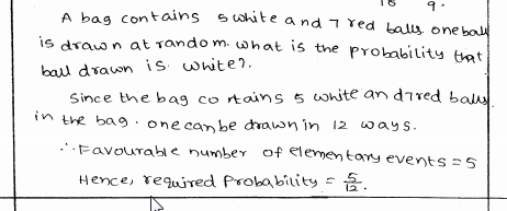 RD Sharma class 8 Solutions Chapter 26 Data Handling-IV Probability Ex 26.1 Q 10