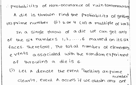 RD Sharma class 8 Solutions Chapter 26 Data Handling-IV Probability Ex 26.1 Q 2