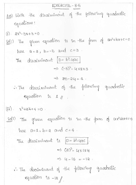 Rd-sharma-class-10-solutions-chapter-8-Quadratic-Equations-ex-8.5-q1