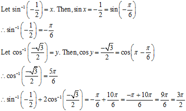 RD Sharma Class 12 Solutions Chapter 4 Inverse Trigonometric Functions Ex 4.1 Q3-ii