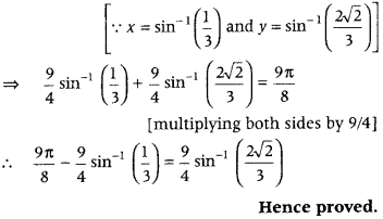 Inverse Trigonometric Functions Class 12 Maths Important Questions Chapter 2 66