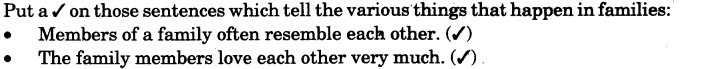 NCERT Solutions for Class 3 EVS Families Can Be Different Q4