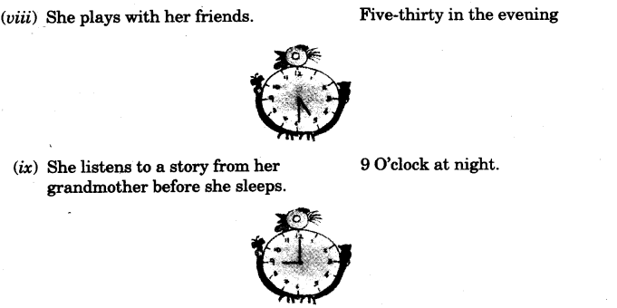 NCERT Solutions for Class 3 Mathematics Chapter-7 Time Goes On One Day in the Life of Kusum Q1.3