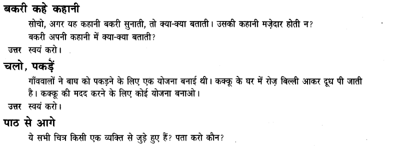 NCERT Solutions for class 3 Hindi Chapter-11 मीरा बहन और बाघ 3