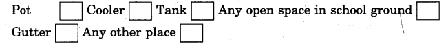 NCERT Solutions for Class 5 EVS Chapter 8 A Treat For Mosquitoes Q1