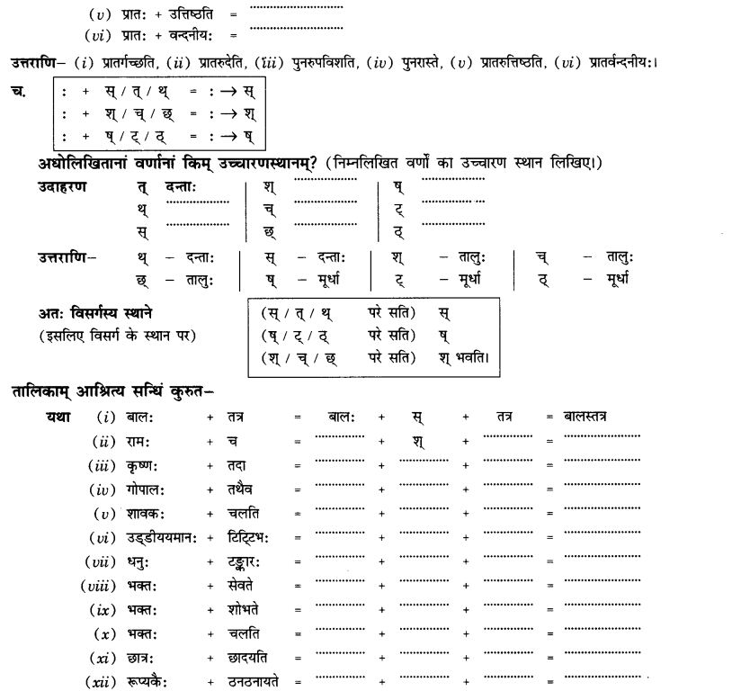 NCERT Solutions for Class 10th Sanskrit Chapter 1 सन्धि 29
