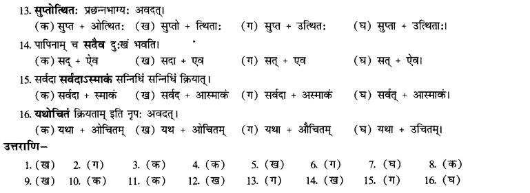 NCERT Solutions for Class 10th Sanskrit Chapter 1 सन्धि 37
