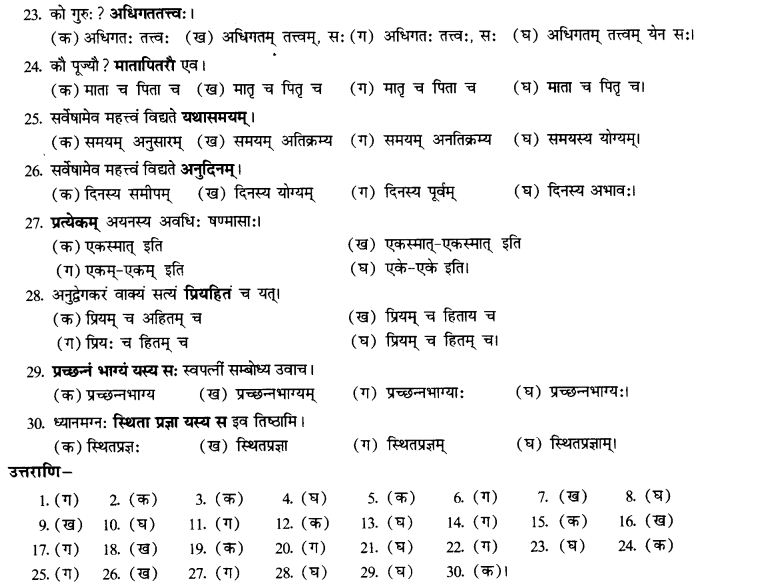 NCERT Solutions for Class 10th Sanskrit Chapter 3 Samasah 42