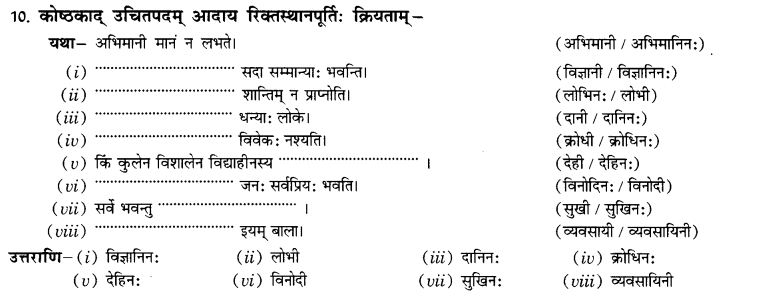 NCERT Solutions for Class 10th Sanskrit Chapter 4 Pratyayah 23