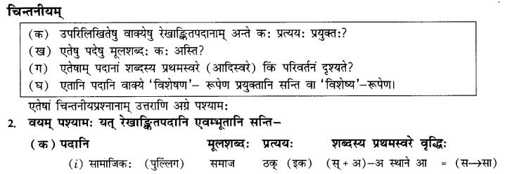 NCERT Solutions for Class 10th Sanskrit Chapter 4 Pratyayah 25