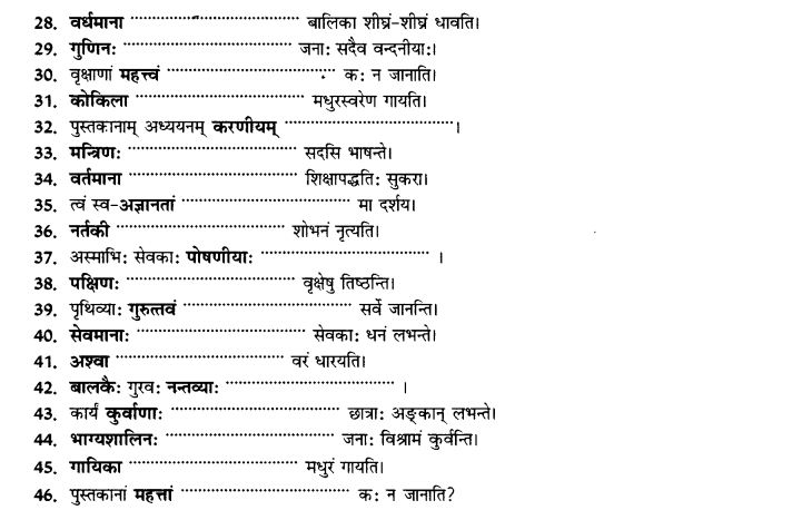 NCERT Solutions for Class 10th Sanskrit Chapter 4 Pratyayah 48