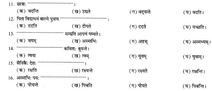 NCERT Solutions for Class 10th Sanskrit Chapter 5 वाच्यम् 28